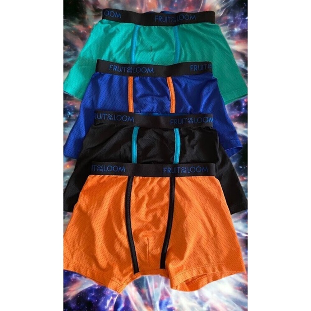 4pc Fruit of the Loom Boys Boxer Briefs